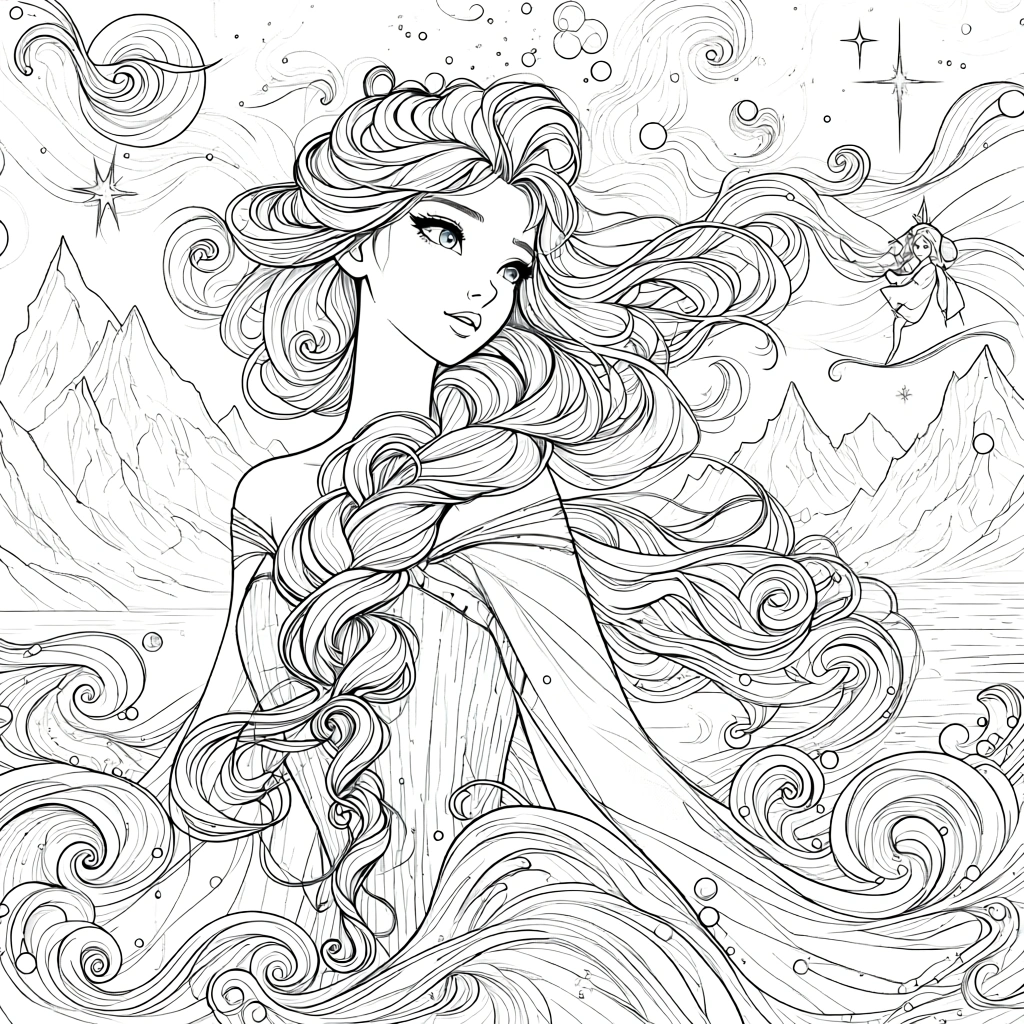 elsa frozen coloring pages - coloring pages free