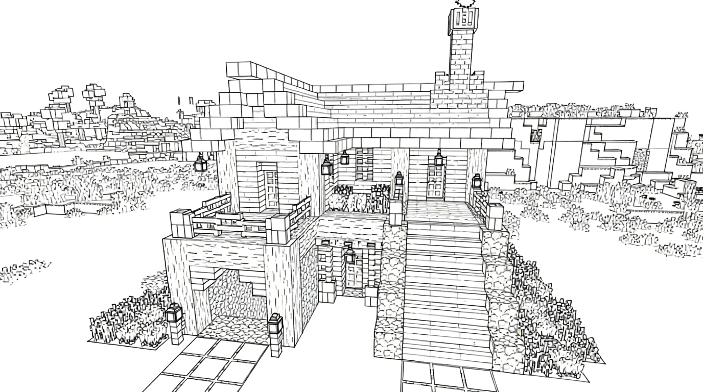 minecraft coloring pages - crayola coloring pages