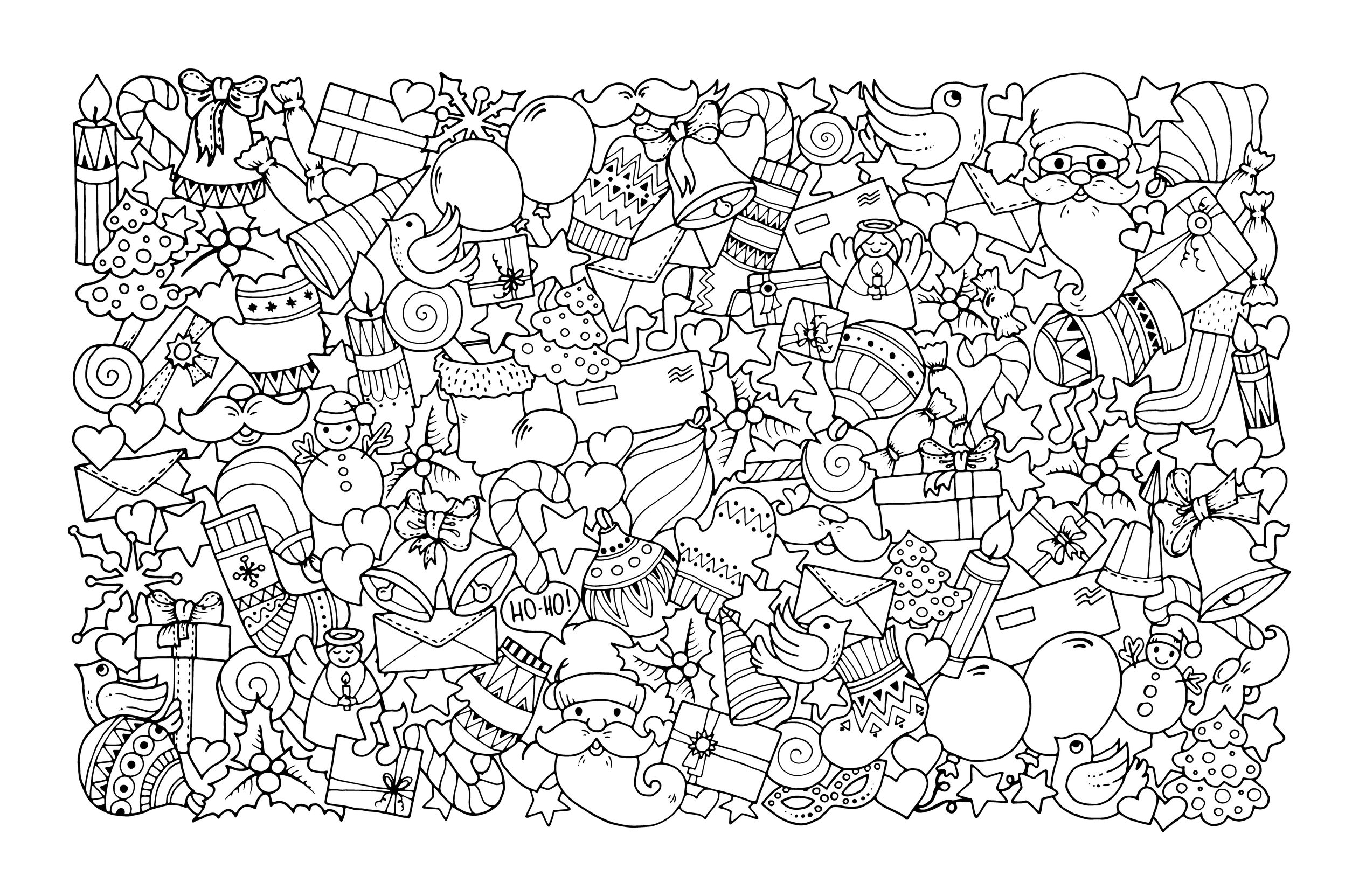 free christmas coloring pages - coloring sheets