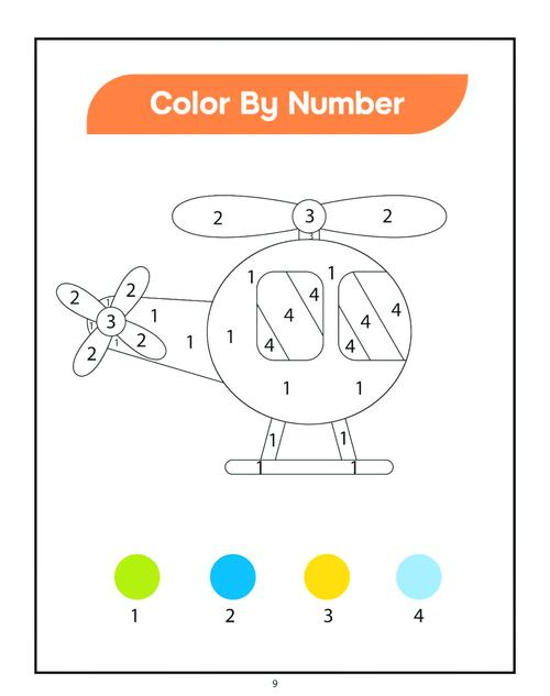 color by number printables for adults - free coloring pages for kids