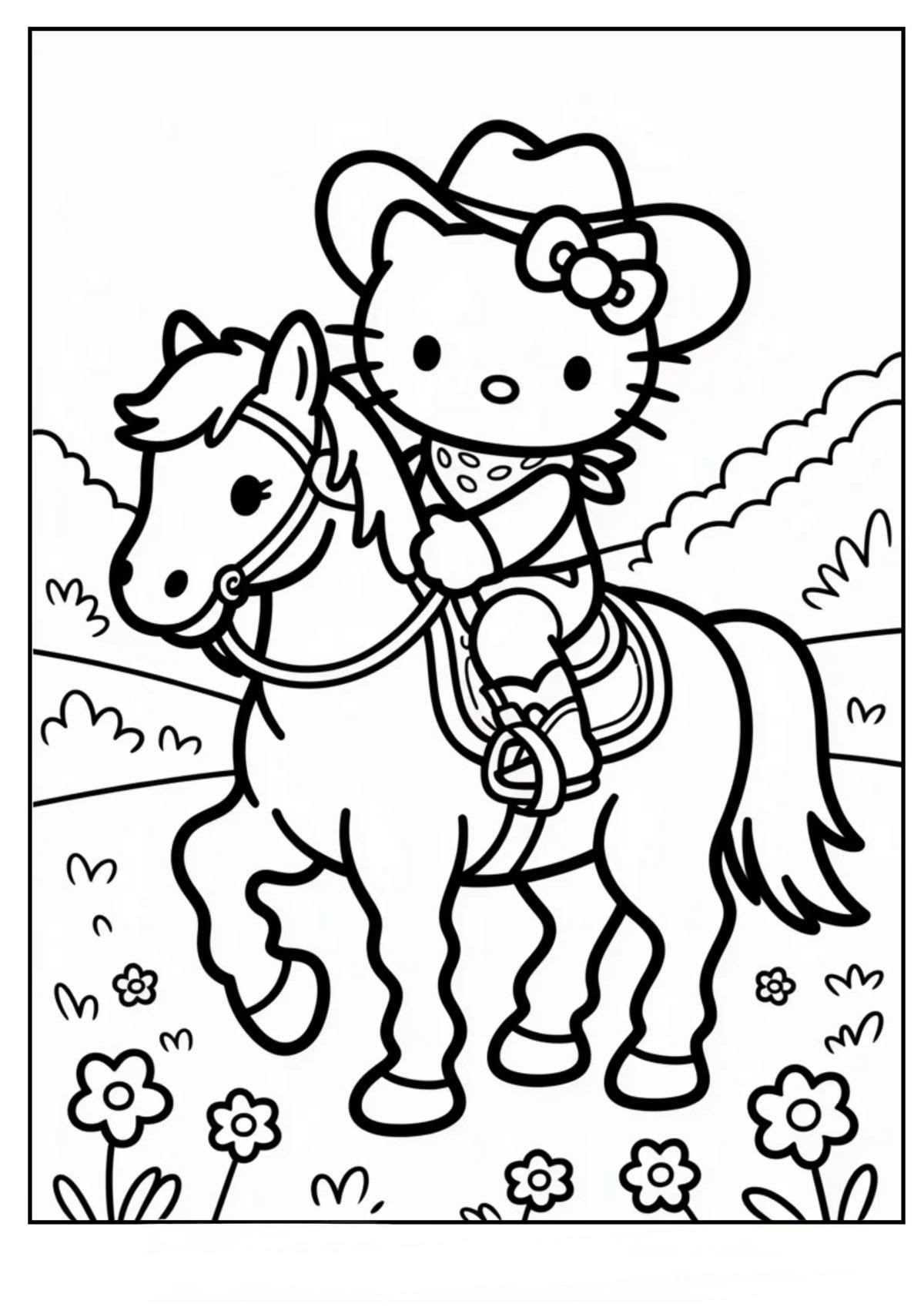 printable hello kitty coloring pages - free printable coloring pages