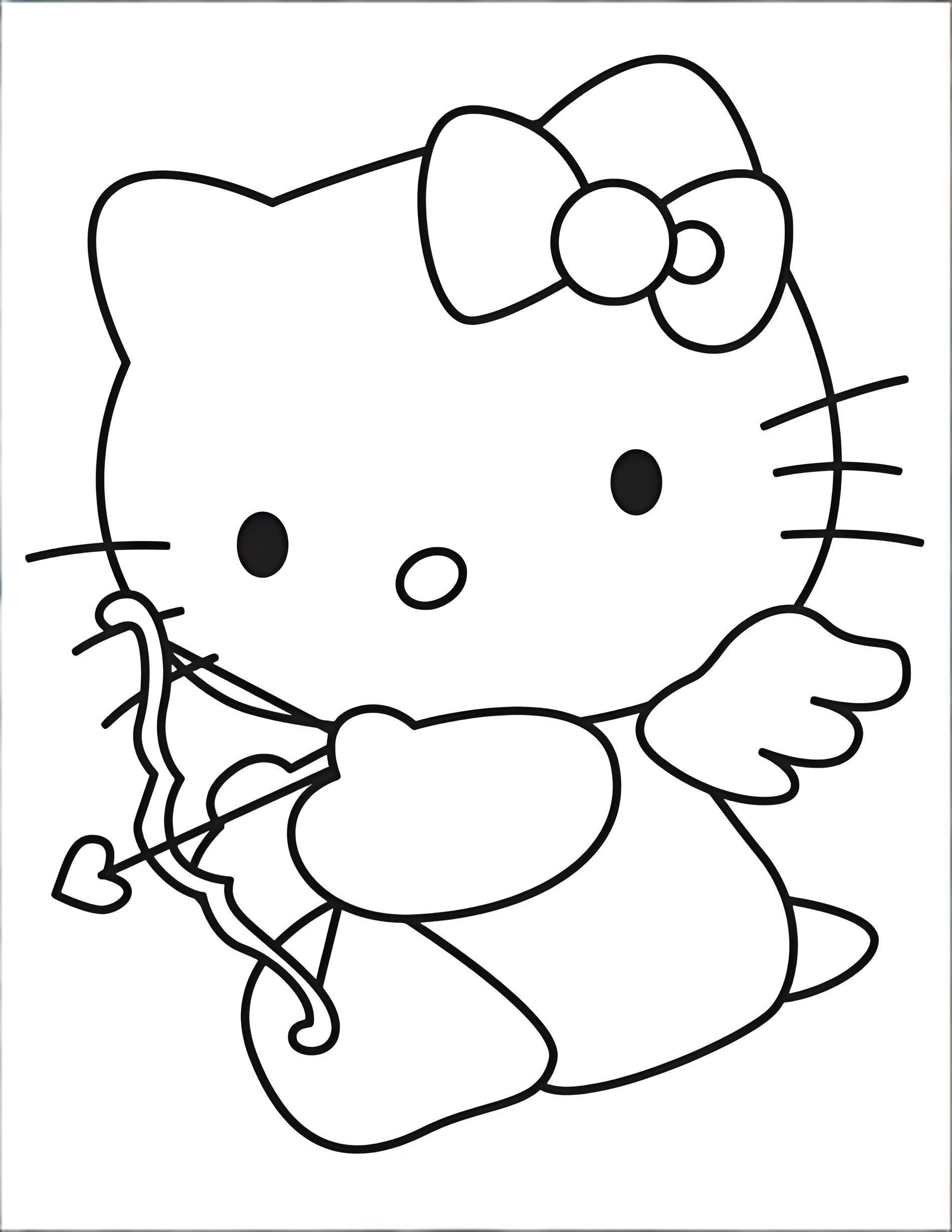 halloween hello kitty coloring pages - coloring pages