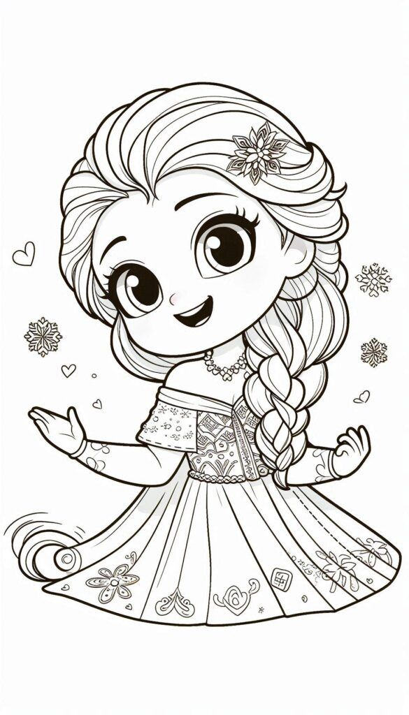 elsa and anna coloring pages - coloring pages for adults